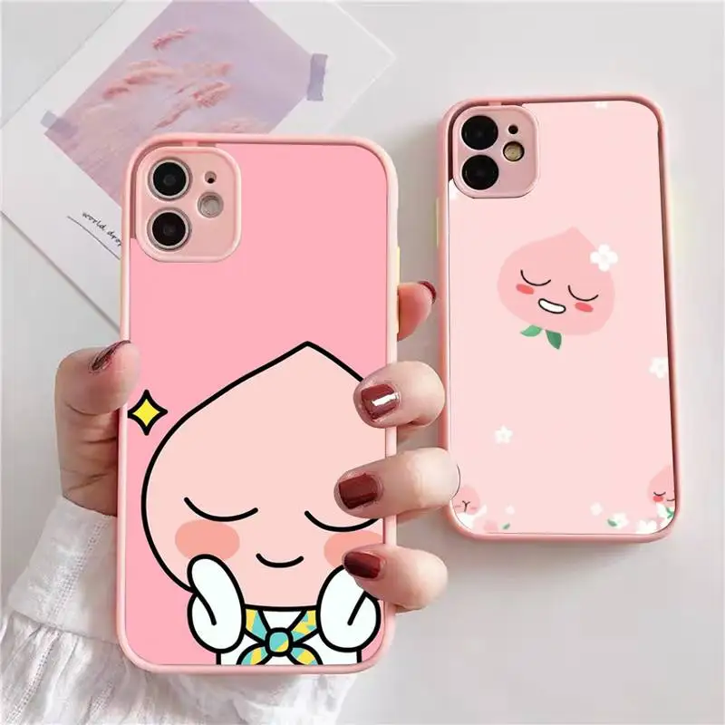 Prime Lovely Apeach Cacao Friend Phone Case For iphone 13 12 11 xr xs x 7 8 pro max Light pink Soft TPU Silicone Clear Case
Prime Lovely Apeach Cacao Friend Phone Case For iphone 13 12 11 xr xs x 7 8 pro max Light pink Soft TPU Silicone Clear Case