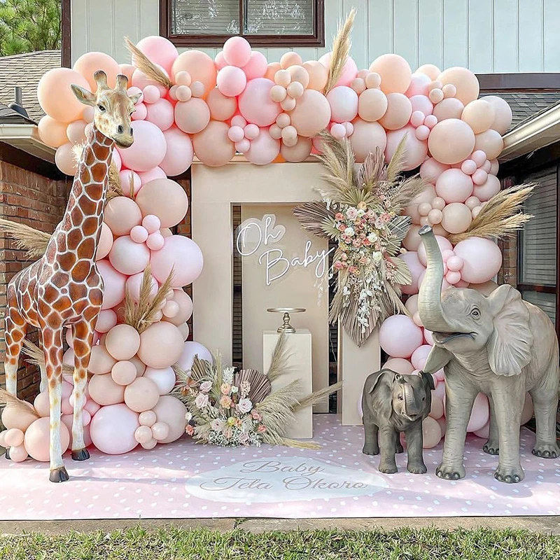 151pcs Double-Layer Macaron Pink Nude Balloon Decor Set Pink Forest Theme Child Birthday Party Decor Balloon Garland Arch Kit
151pcs Double-Layer Macaron Pink Nude Balloon Decor Set Pink Forest Theme Child Birthday Party Decor Balloon Garland Arch Kit