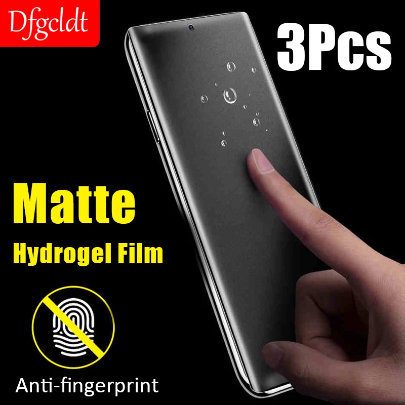 

1-3 шт. матовая Гидрогелевая пленка для Samsung Galaxy S22 S21 S20 FE S10 S9 S8 Note 20 Ultra 8 9 10 Plus A52S, защитная пленка для экрана