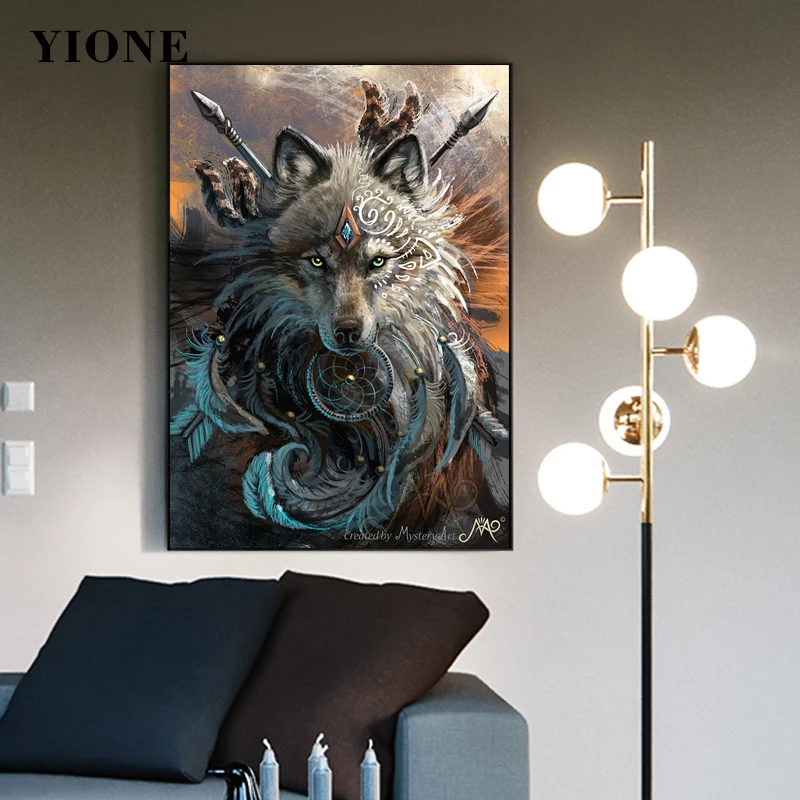 Mythical Animal Canvas Art Posters and Prints Retro Abstract Wolf Owl Bird Wall Picture Decoration Painting for Bedroom Aisle
Mythical Animal Canvas Art Posters and Prints Retro Abstract Wolf Owl Bird Wall Picture Decoration Painting for Bedroom Aisle