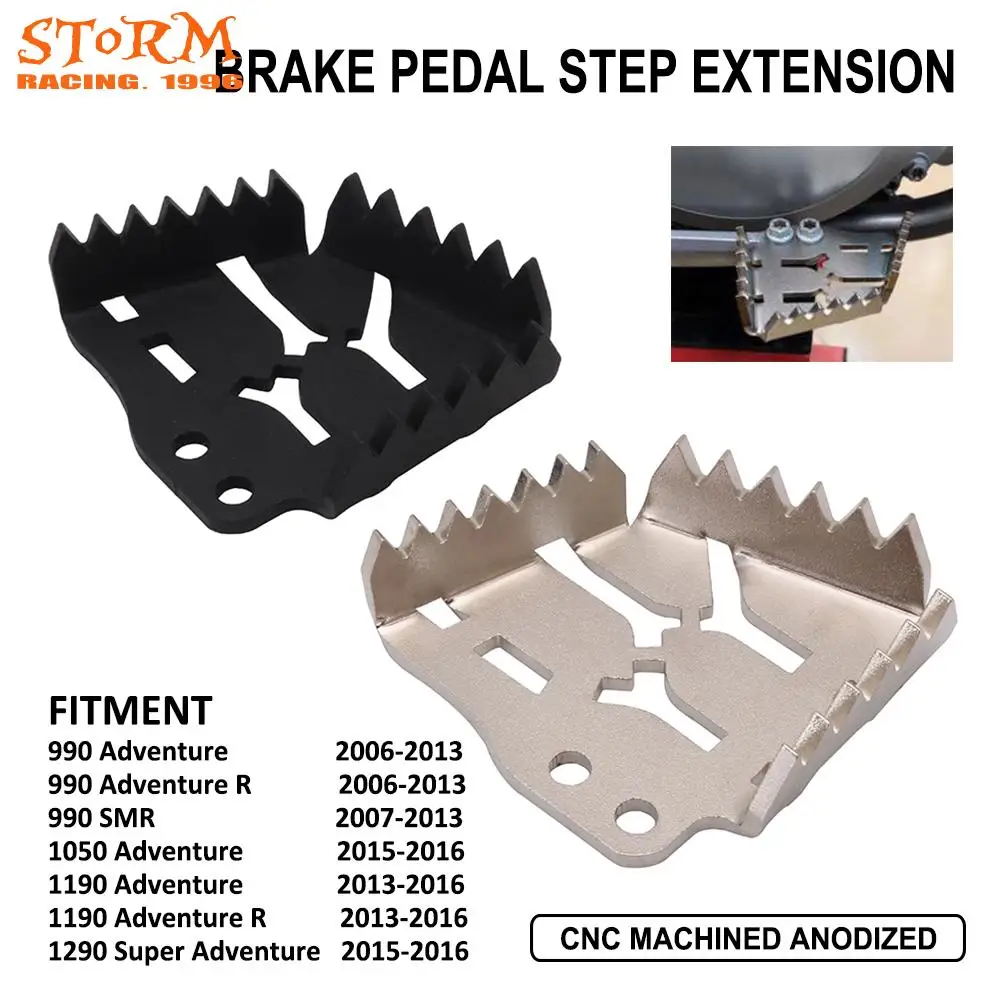Rear Brake Pedal Extension Lever Step Enlarge for KTM 990 1050 1190 1290 SMR Adv Super Adventure R 2006-2016
Rear Brake Pedal Extension Lever Step Enlarge for KTM 990 1050 1190 1290 SMR Adv Super Adventure R 2006-2016