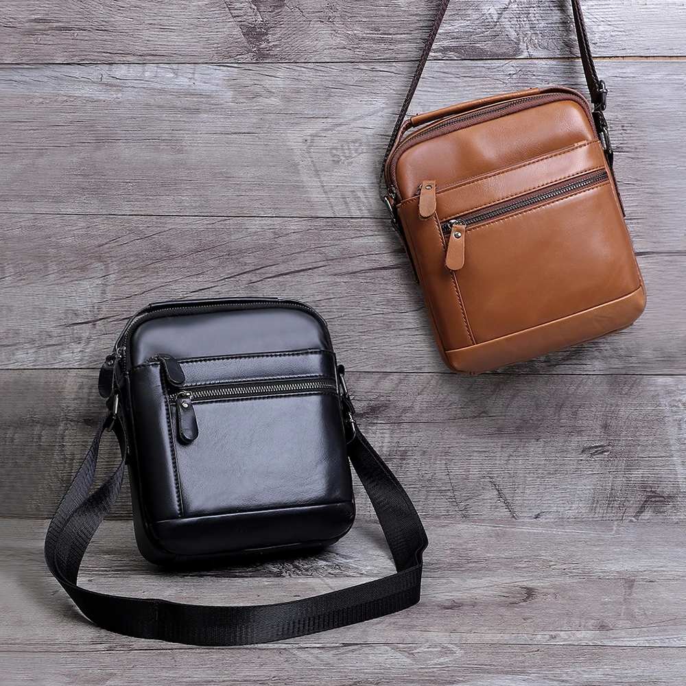 GENODERN Genuine Leather Men Bag Crossbody Bags for Men Casual Shoulder Messenger Bags Small Cow Leather Male Handbag
GENODERN Genuine Leather Men Bag Crossbody Bags for Men Casual Shoulder Messenger Bags Small Cow Leather Male Handbag