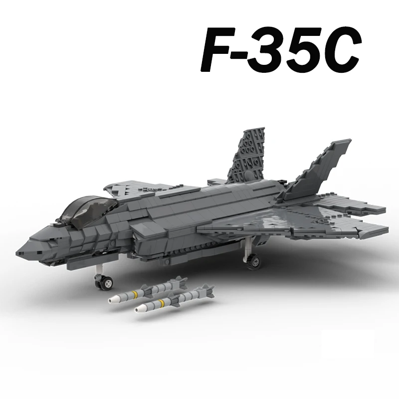 New High-tech Creator Air Force Weapons Series F-35 Lightning 2 Aircraft Force Fighter MOC Building Blocks Aircraft Bricks Toys
New High-tech Creator Air Force Weapons Series F-35 Lightning 2 Aircraft Force Fighter MOC Building Blocks Aircraft Bricks Toys