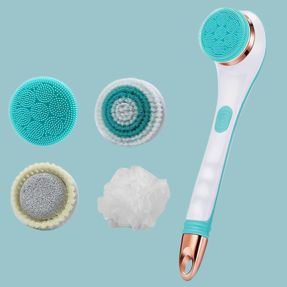 Electric Bath Brush Silicone Massager Back Scrubber USB 2 Speeds Rotating Shower Brush Spa Body Cleaning Long Handle Portable
Electric Bath Brush Silicone Massager Back Scrubber USB 2 Speeds Rotating Shower Brush Spa Body Cleaning Long Handle Portable