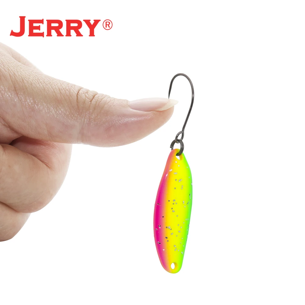 Jerry Mang Metal Spoon Fishing Lure Kit 3.1g Single Hook Trout Bait Wobbler Micro Artificial Lures For Bass Perch
Jerry Mang Metal Spoon Fishing Lure Kit 3.1g Single Hook Trout Bait Wobbler Micro Artificial Lures For Bass Perch