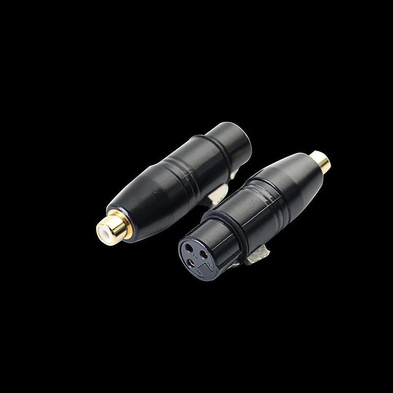 Переходник XLR (гнездо) на гнездо RCA для микрофона динамика | Электроника