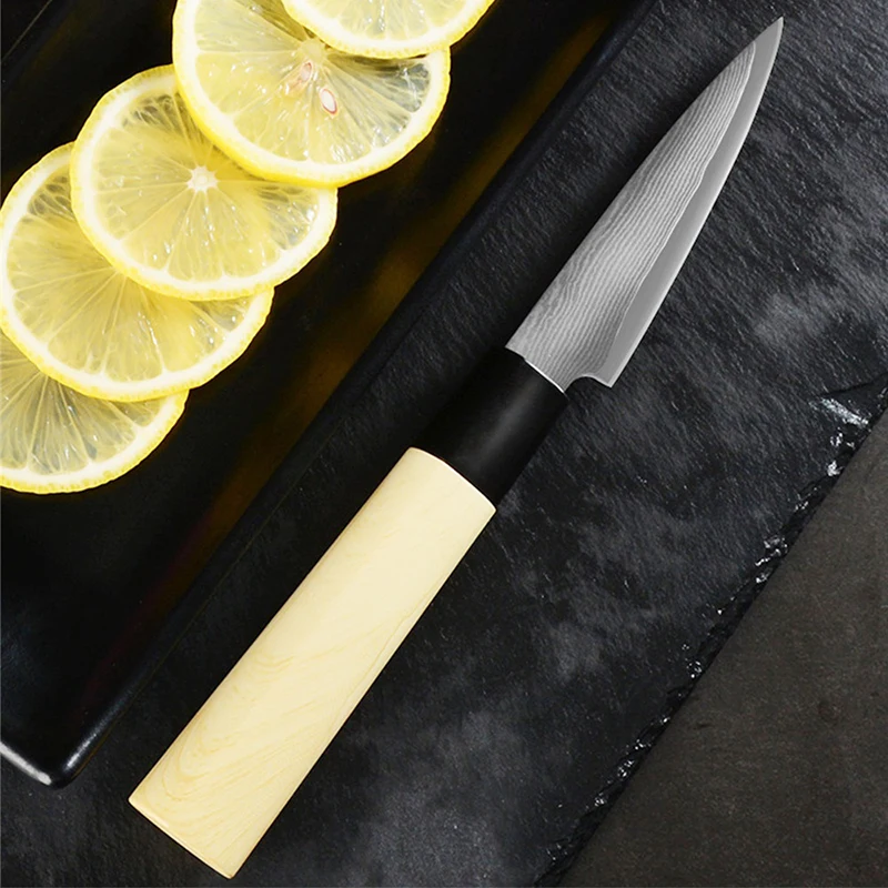 

3,5 дюймов дамасский нож для фруктов 67 слоев Дамасская сталь кухонные ножи нож для нарезки овощей японские ножи шеф-повара