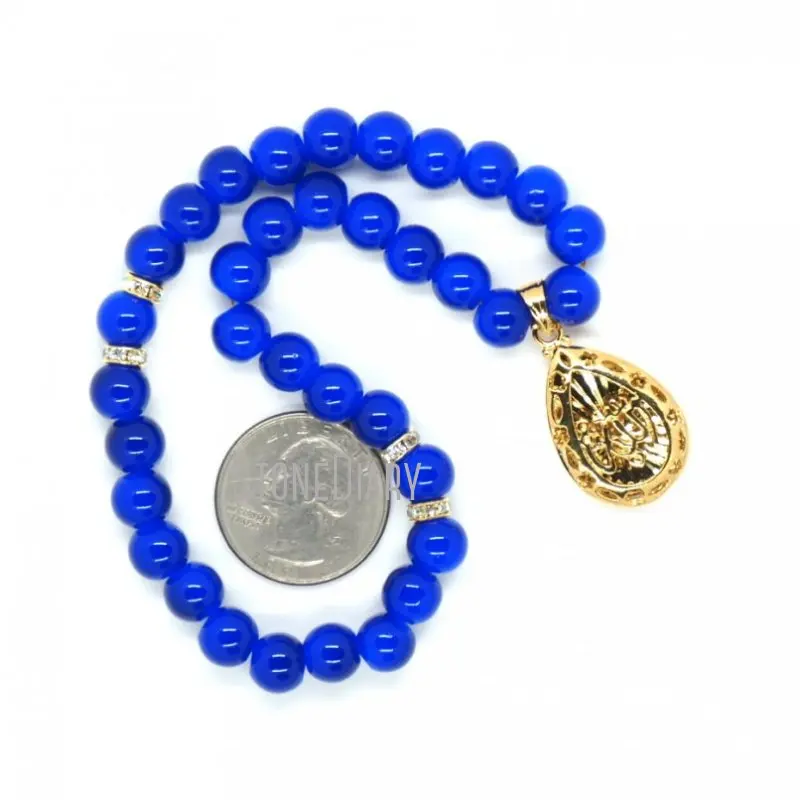 Браслет MU26447 с ярко-синими кристаллами с латунным покрытием, мусульманский молитвенный браслет с бусинами
Браслет MU26447 с ярко-синими кристаллами с латунным покрытием, мусульманский молитвенный браслет с бусинами