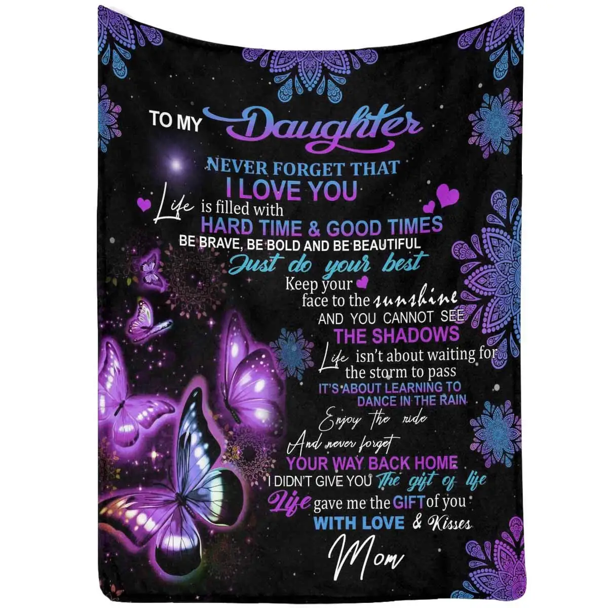 Love Letter Blanket to My Daughter from Mom Never Forget I Love You Butterfly Hug Blanket Gift 120x150cm
Love Letter Blanket to My Daughter from Mom Never Forget I Love You Butterfly Hug Blanket Gift 120x150cm