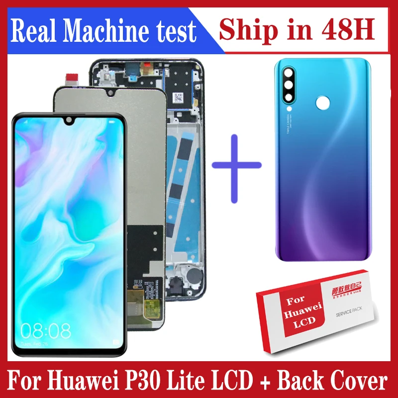Оригинальный сменный дисплей для Huawei P30 Lite Nova 4e ЖК-дисплей с сенсорным экраном и