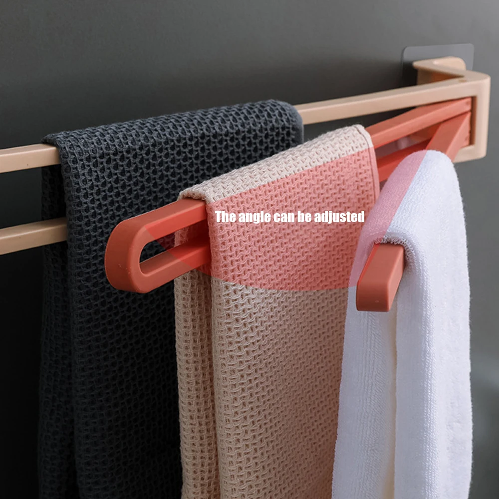 Swivel Towel Bar Wall Mounted Towel Rack Punch Free Self Adhesive Towel Shelf Rotating Storage Holder for Kitchen Bathroom
Swivel Towel Bar Wall Mounted Towel Rack Punch Free Self Adhesive Towel Shelf Rotating Storage Holder for Kitchen Bathroom