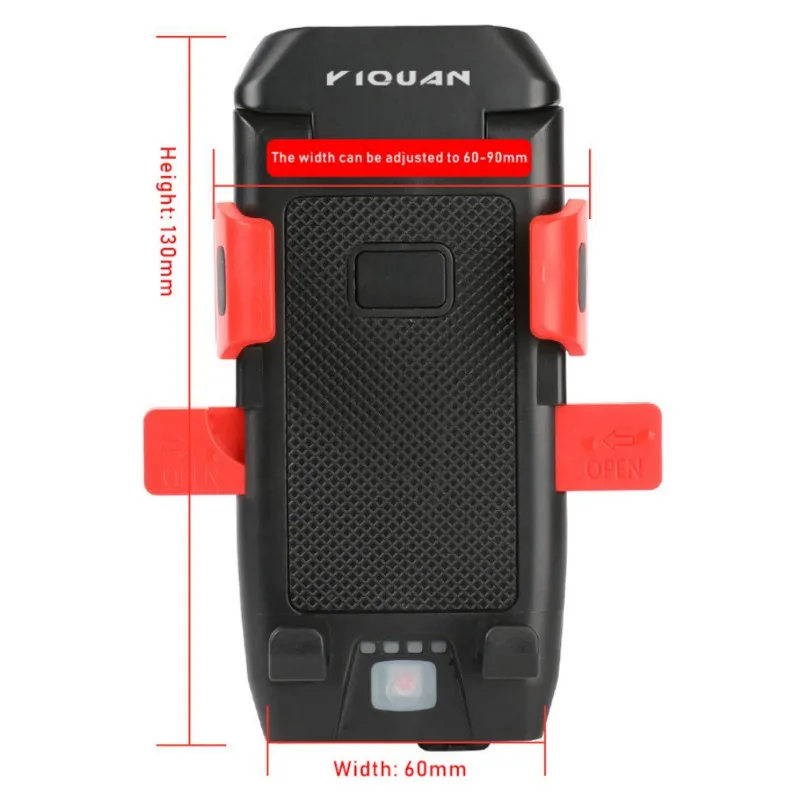 1500 Lumens 4 in 1 Bicycle Light Flashlight Bike Horn Handlebar Phone Holder Cycling 3000mAh Mobile Power Holder
1500 Lumens 4 in 1 Bicycle Light Flashlight Bike Horn Handlebar Phone Holder Cycling 3000mAh Mobile Power Holder