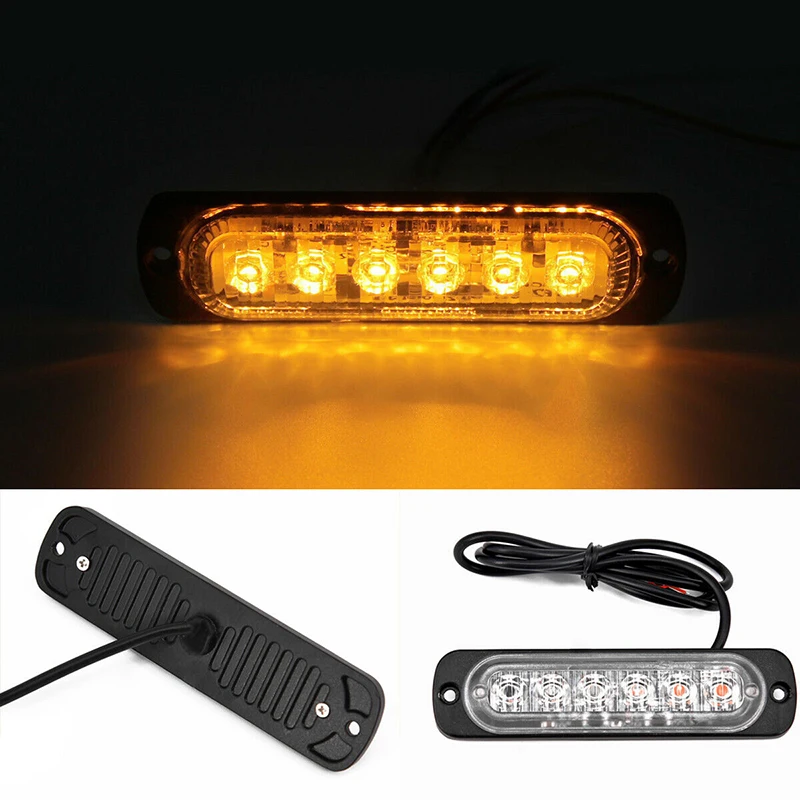 Amber LED Lights 6 LEDs Bus/Truck/Trailer/Truck 12V-24V Side Marker Light Waterproof LED Light Tail indicator Parking light
Amber LED Lights 6 LEDs Bus/Truck/Trailer/Truck 12V-24V Side Marker Light Waterproof LED Light Tail indicator Parking light