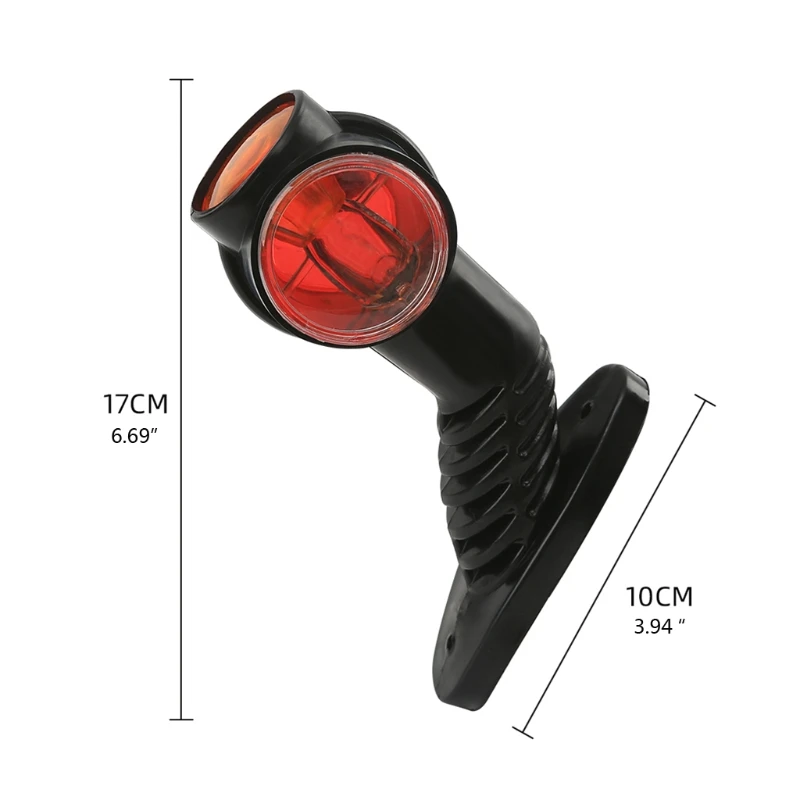 2pcs 24V Side Marker Light Vehicle Light Accessories Lamp Replacement Widely Compatible with Truck Van Trailer
2pcs 24V Side Marker Light Vehicle Light Accessories Lamp Replacement Widely Compatible with Truck Van Trailer