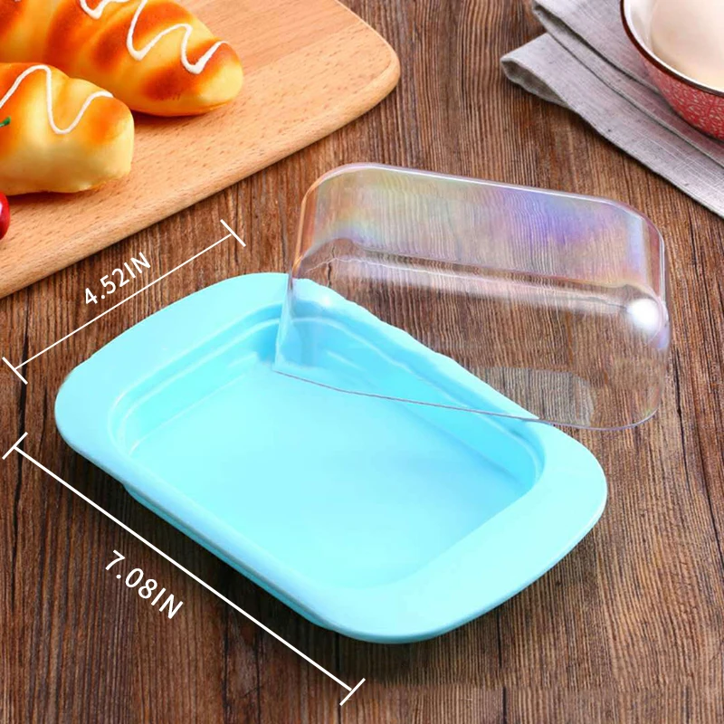 Butter Dish With Lid Butter Container Cake Carrier Cheese Plate Cheesecake Tray Butter Holder With Transparent Cover Keep Fresh
Butter Dish With Lid Butter Container Cake Carrier Cheese Plate Cheesecake Tray Butter Holder With Transparent Cover Keep Fresh