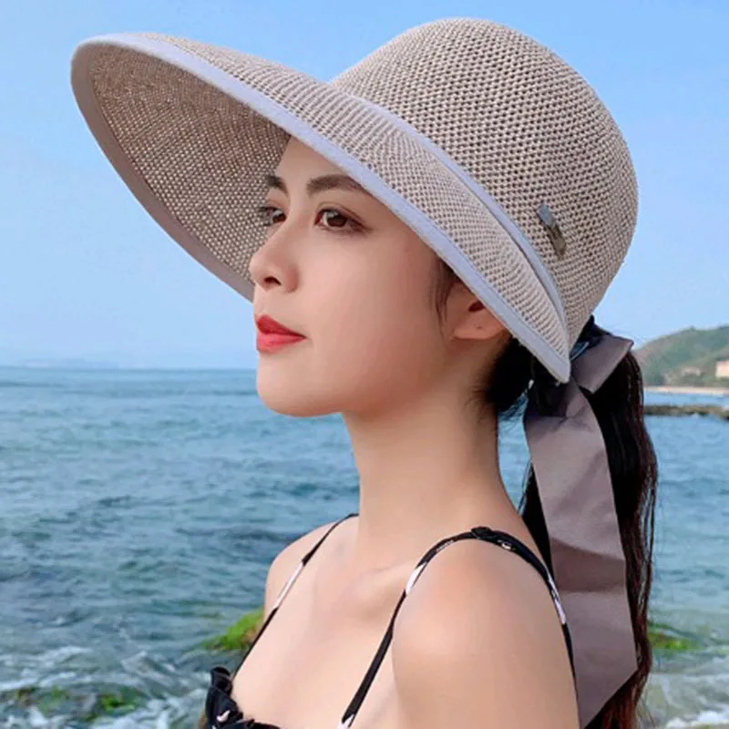 New Style Wide Brim Hat For Girls Spring And Summer Straw Hat Outdoor Sports Beach Sun Hats Women's Fashion Visor Hat
New Style Wide Brim Hat For Girls Spring And Summer Straw Hat Outdoor Sports Beach Sun Hats Women's Fashion Visor Hat