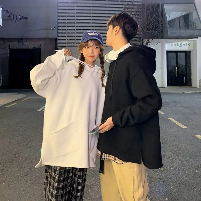 Sweatshirts Men And Women Hooded Cute Couple Clothes Autumn And Winter New Style Plus Velvet Loose Trend Coat Oversized Hoodies
Sweatshirts Men And Women Hooded Cute Couple Clothes Autumn And Winter New Style Plus Velvet Loose Trend Coat Oversized Hoodies