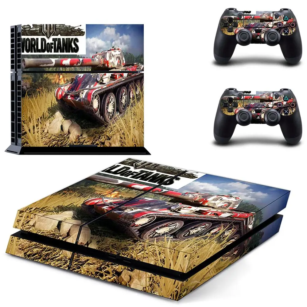 Наклейки World of Tanks PS4 s Play station 4 наклейки для консоли PlayStation и контроллеров |