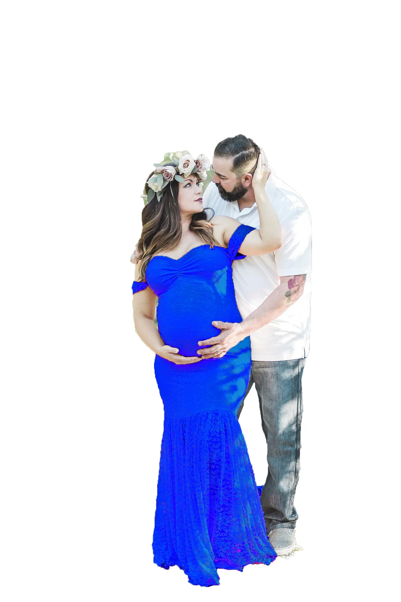 2021 women's lace one-line neck short-sleeved one-piece dress for pregnant women photography flying sleeve dress
2021 women's lace one-line neck short-sleeved one-piece dress for pregnant women photography flying sleeve dress