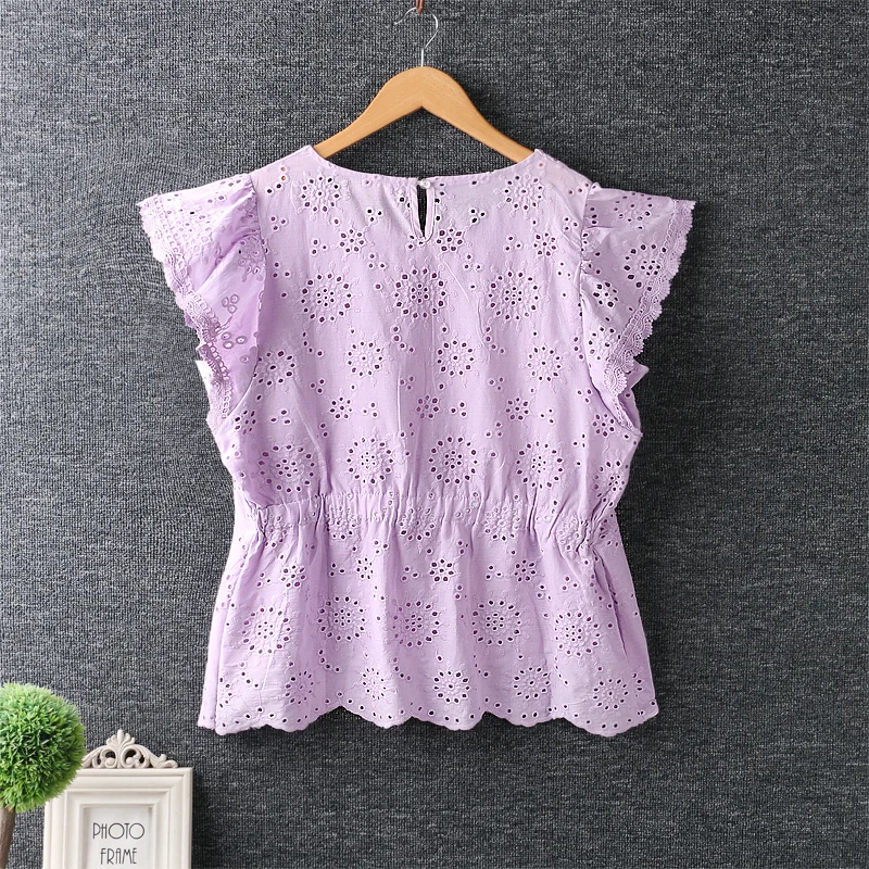 Lamtrip Sweet Hollow Ruffles Sleeveless Cotton Tee T-Shirt Women Retro 2021 Summer
Lamtrip Sweet Hollow Ruffles Sleeveless Cotton Tee T-Shirt Women Retro 2021 Summer
