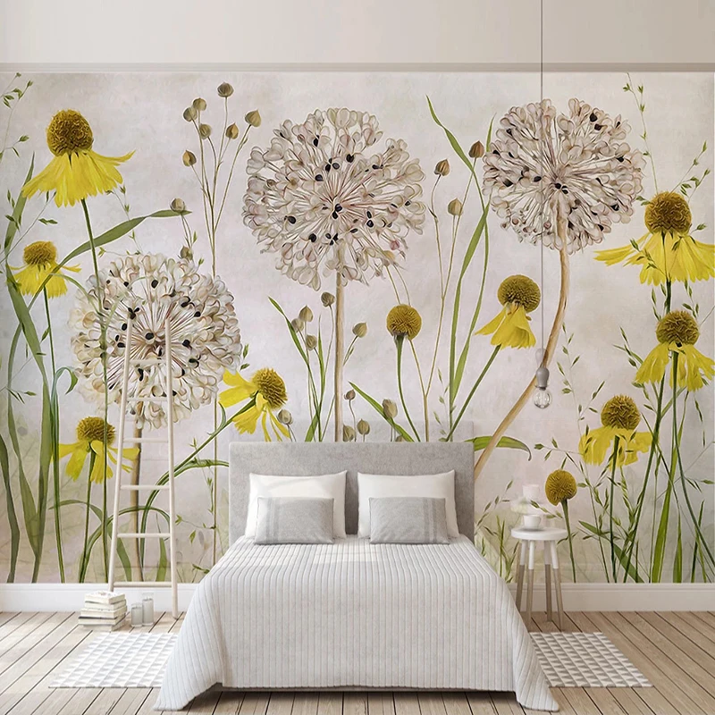 Custom 3D Wallpaper Murals Pastoral Hand Painted Sunflower Dandelion Flower Children Room Bedroom Decoration Photo Wall Mural
Custom 3D Wallpaper Murals Pastoral Hand Painted Sunflower Dandelion Flower Children Room Bedroom Decoration Photo Wall Mural