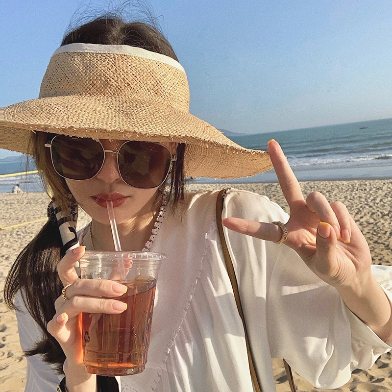 2021 King Wheat Women Summer Precious Grass Sun Hats Sunscreen VISOR-Visor Cap Fashion Beach Casual Foldable Hat
2021 King Wheat Women Summer Precious Grass Sun Hats Sunscreen VISOR-Visor Cap Fashion Beach Casual Foldable Hat
