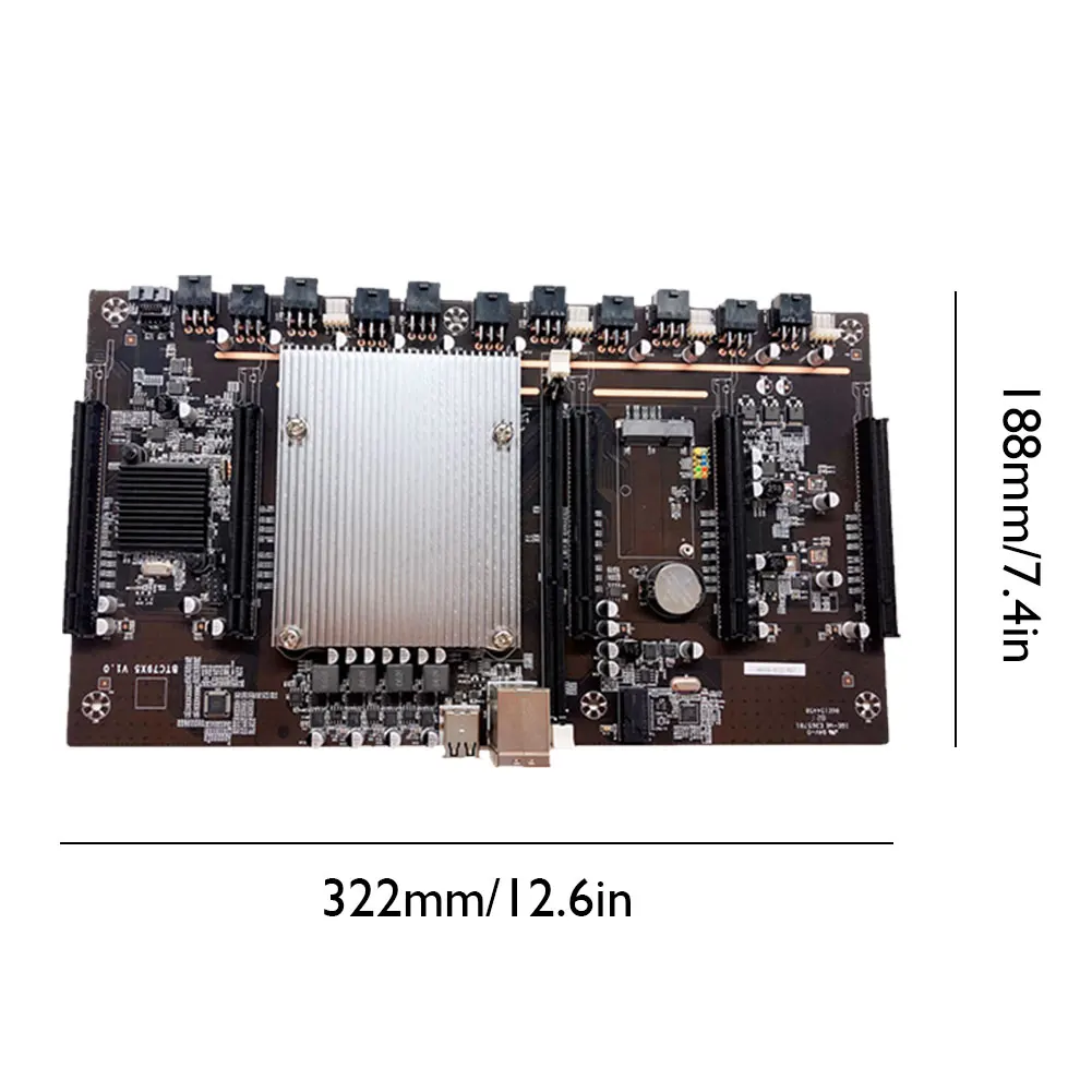 X79-H61 Mining Motherboard LGA 2011 CPU Socket 5 PCIe PCI-E Express 3.0 X8 Slots DDR3 Memory Slot for Miner Support 3060 GPU
X79-H61 Mining Motherboard LGA 2011 CPU Socket 5 PCIe PCI-E Express 3.0 X8 Slots DDR3 Memory Slot for Miner Support 3060 GPU