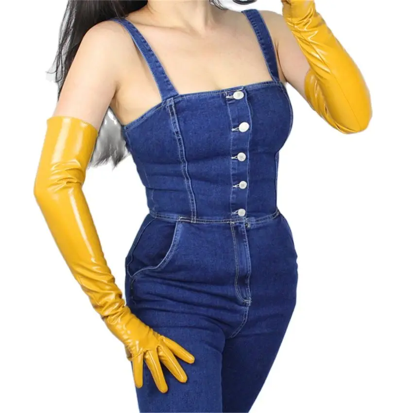 Женские перчатки из лакированной кожи, 60 см, длинные перчатки из искусственной кожи с имитацией локтей, Яркие Кожаные перчатки из имбирной и...
Женские перчатки из лакированной кожи, 60 см, длинные перчатки из искусственной кожи с имитацией локтей, Яркие Кожаные перчатки из имбирной и...