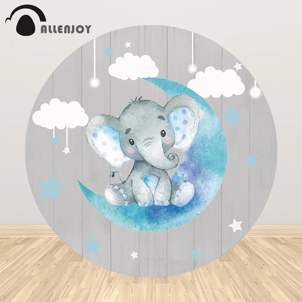 Allenjoy Elephant Child Birthday Round Backdrop Cover Pastel Bokeh Cloud Pink Blue Moon Background Baby Shower Party Tablecloth
Allenjoy Elephant Child Birthday Round Backdrop Cover Pastel Bokeh Cloud Pink Blue Moon Background Baby Shower Party Tablecloth