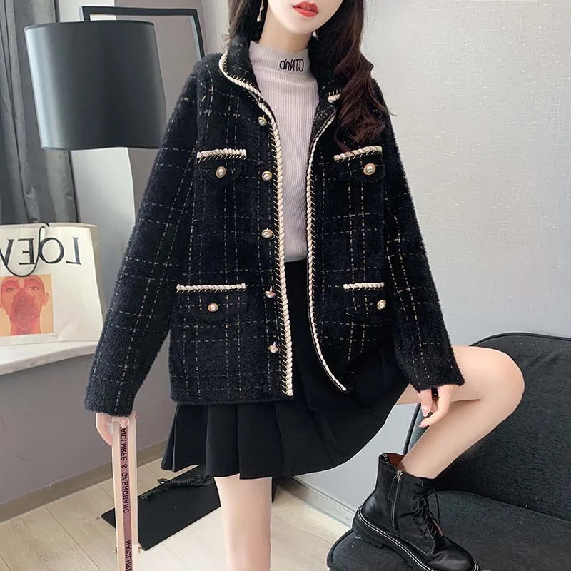SuperAen Imitation Mink Cashmere Sweater Knitted Cardigan Women's Coat Loose Autumn and Winter 2021 New Jacket
SuperAen Imitation Mink Cashmere Sweater Knitted Cardigan Women's Coat Loose Autumn and Winter 2021 New Jacket