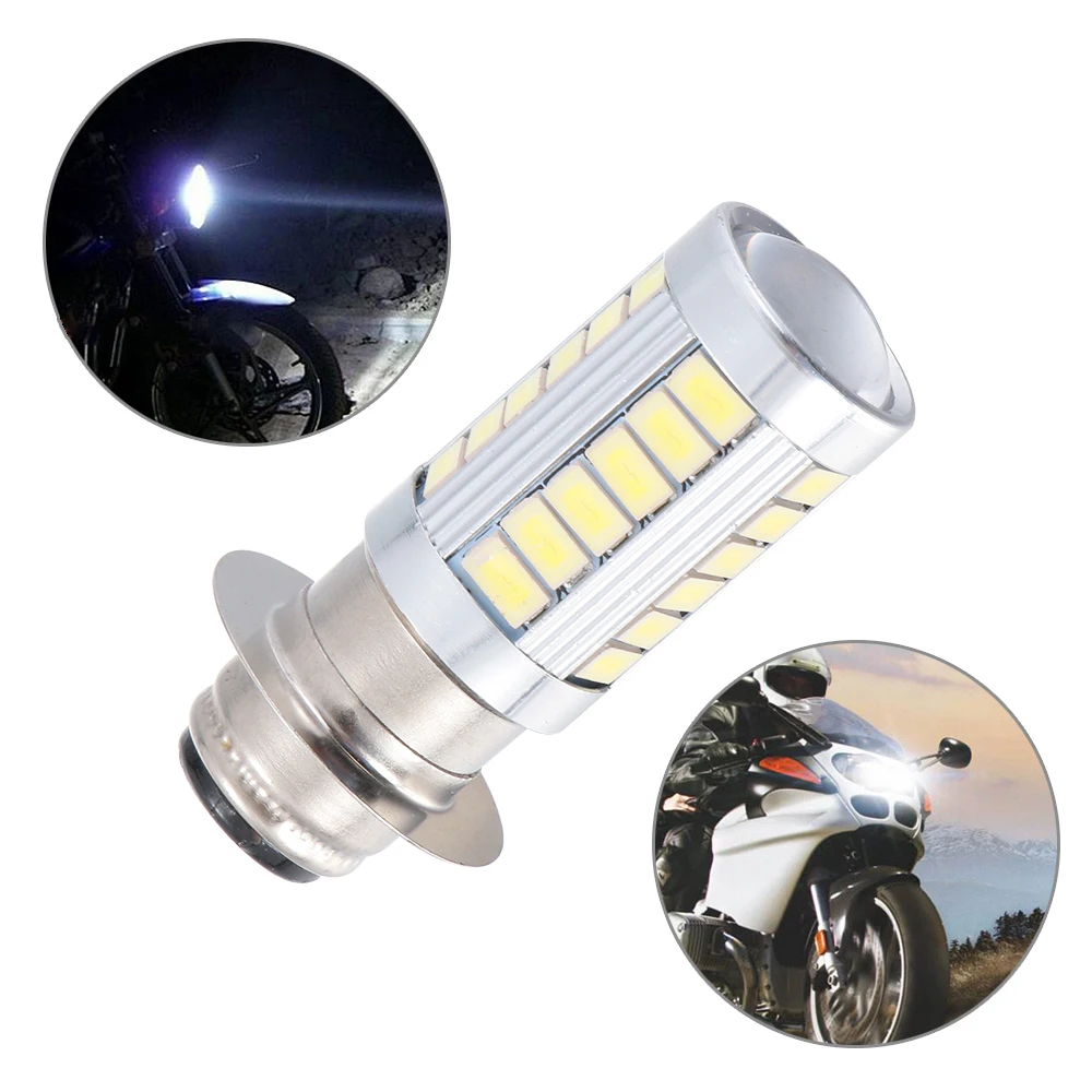 1pc Motorcycle Headlight H6 BA20D Led Bulb 33smd White Motor Bike Light Motorcycle Accessories Bike/Moped/Scooter/ATV Supplies
1pc Motorcycle Headlight H6 BA20D Led Bulb 33smd White Motor Bike Light Motorcycle Accessories Bike/Moped/Scooter/ATV Supplies