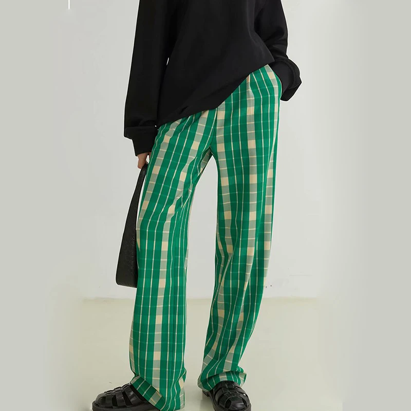 Женские универсальные прямые брюки Uniera 2021 Za с завышенной талией в клетку, узкие и широкие повседневные женские брюки
Женские универсальные прямые брюки Uniera 2021 Za с завышенной талией в клетку, узкие и широкие повседневные женские брюки