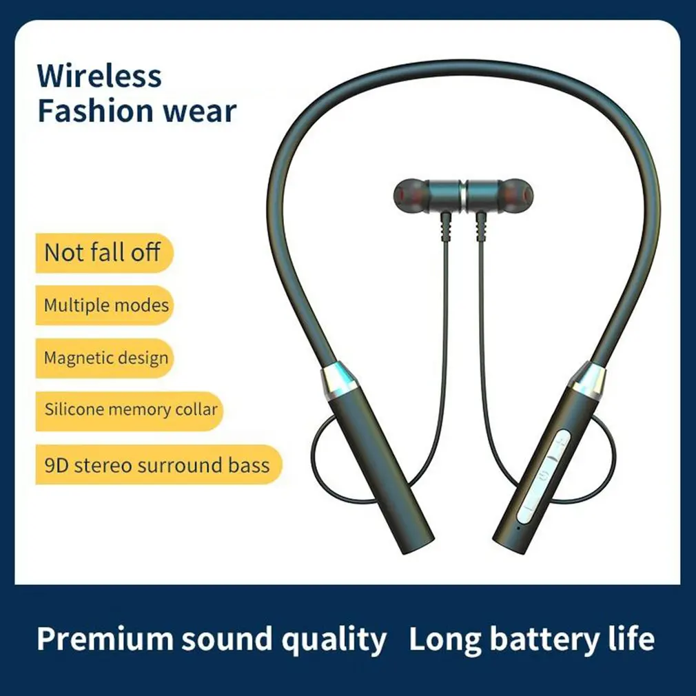 YD08-2 Bluetooth 5.0 Plug-In Card Hanging Neck Headset Magnetic Sports Ultra-Long Battery Life In-Ear Bluetooth Headset Earphone
YD08-2 Bluetooth 5.0 Plug-In Card Hanging Neck Headset Magnetic Sports Ultra-Long Battery Life In-Ear Bluetooth Headset Earphone