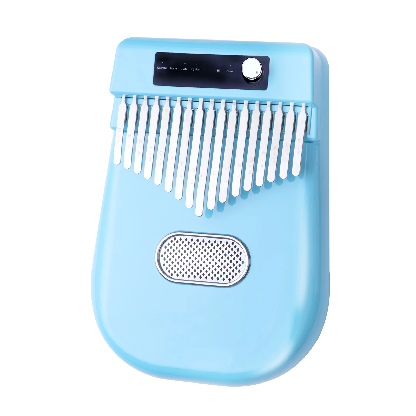 

Electric Kalimba 17 Keys Thumb Piano 4 Kinds of Timbre BT Connetion Mbira Finger Piano Electronic Musical Instrument