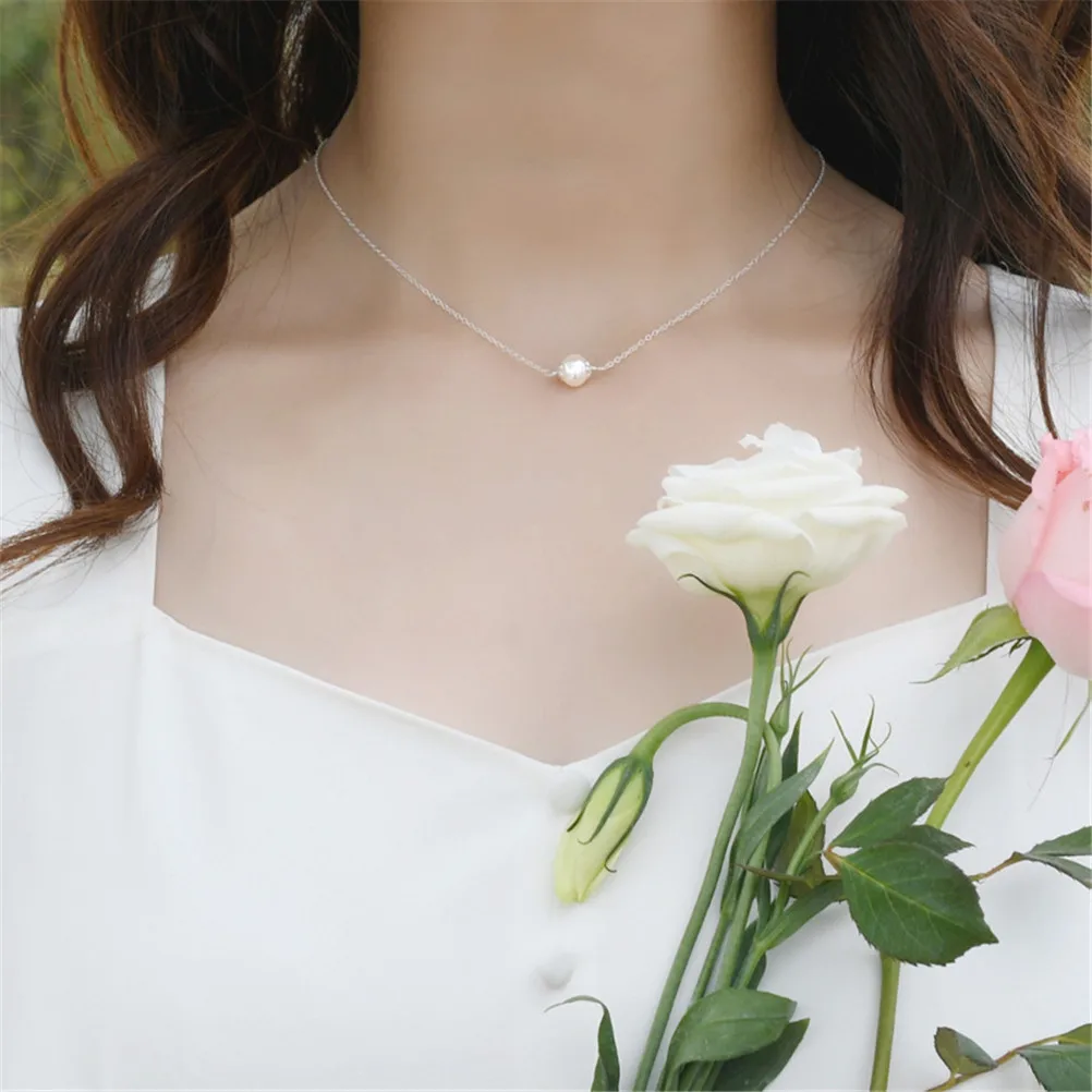 2021 New Natural Freshwater Pearl Necklace Clavicle chain choke 925 Sterling Silver Chain Jewelry Jewelry Girls Women
2021 New Natural Freshwater Pearl Necklace Clavicle chain choke 925 Sterling Silver Chain Jewelry Jewelry Girls Women