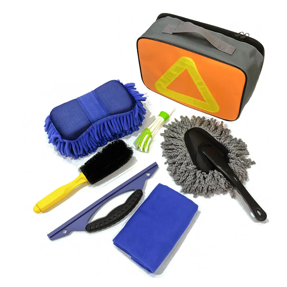 Bestever 7pcs Car Wash Cleaning Tool Kit Car Tire Wheel Brush Chenille Wash Sponge Microfiber Towel Cloths With With Storage Bag
Bestever 7pcs Car Wash Cleaning Tool Kit Car Tire Wheel Brush Chenille Wash Sponge Microfiber Towel Cloths With With Storage Bag