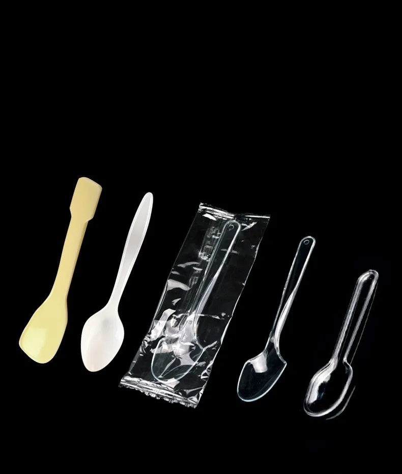 Disposable Small Plastic Spoon Ice Cream Dessert Transparent Crystal Spoon
Disposable Small Plastic Spoon Ice Cream Dessert Transparent Crystal Spoon