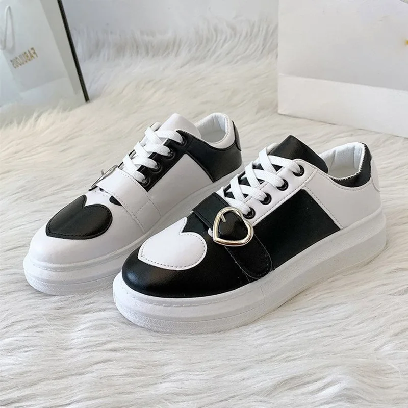 Women Platform Vulcanized Shoes Ladies Lace Up Buckle Strap Sewing PU Leather Shoe Female Mixed Color Casual Lovely Footwear 02
Women Platform Vulcanized Shoes Ladies Lace Up Buckle Strap Sewing PU Leather Shoe Female Mixed Color Casual Lovely Footwear 02