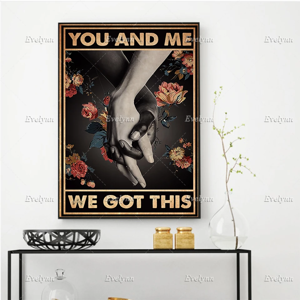 You and Me We Got This Poster, Black Month History,Valentine's Day Gift,Couple Wall Art Prints Home Decor Canvas Floating Frame
You and Me We Got This Poster, Black Month History,Valentine's Day Gift,Couple Wall Art Prints Home Decor Canvas Floating Frame