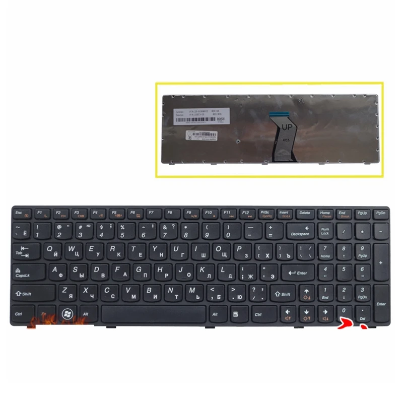NEW Russian keyboard for IBM Lenovo Ideapad Y570 Y570N Y570NT Y570P Y570I RU Laptop keyboard
NEW Russian keyboard for IBM Lenovo Ideapad Y570 Y570N Y570NT Y570P Y570I RU Laptop keyboard