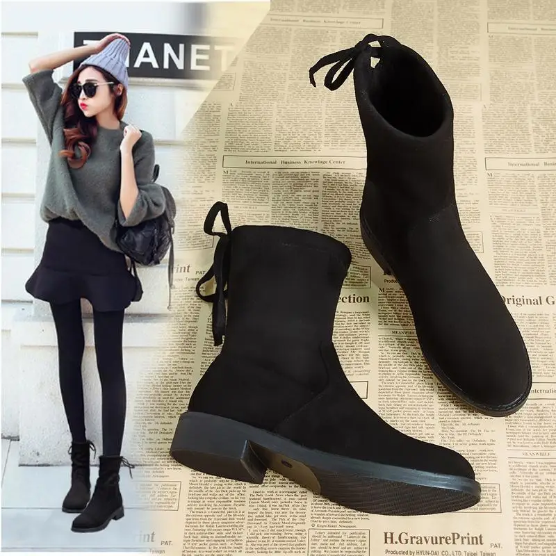 Designer Women Boots New Fashion Short Boots Women's Round Toe Knight Boots Ankle Boots Woman Shoes Zapatos Para Mujer Plus Size
Designer Women Boots New Fashion Short Boots Women's Round Toe Knight Boots Ankle Boots Woman Shoes Zapatos Para Mujer Plus Size