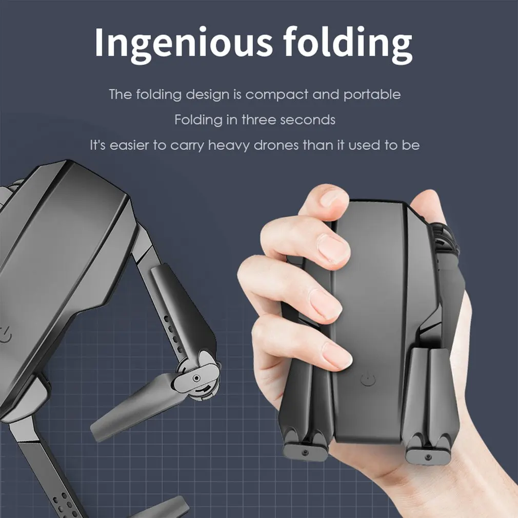 L703 Mini Drone WIFI FPV With Wide Angle Foldable Hight Hold Mode Dual 4K Camera RC-Quadcopter RTF Drone
L703 Mini Drone WIFI FPV With Wide Angle Foldable Hight Hold Mode Dual 4K Camera RC-Quadcopter RTF Drone