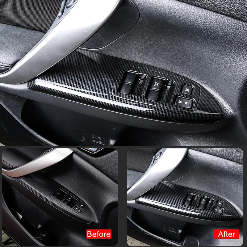 

Для Mitsubishi Eclipse Cross 2018-2020 ABS автомобильные аксессуары межкомнатные двери автомобиля переключатель окна крышка Накладка