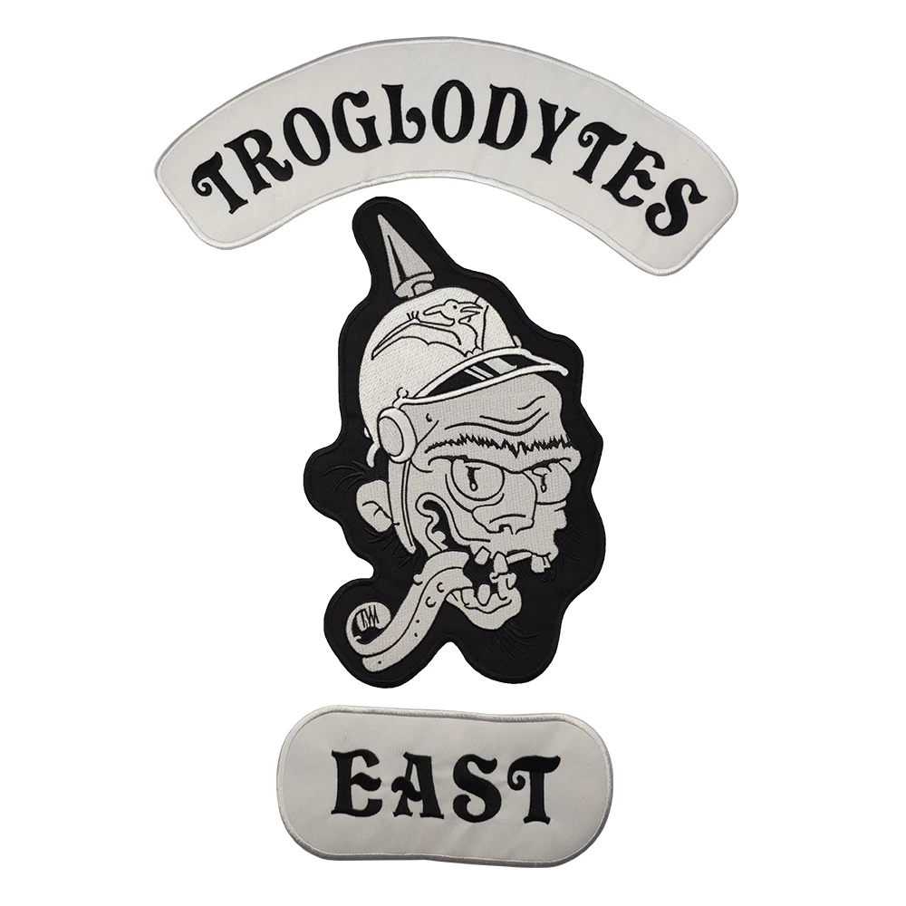 Вышивка черепа Troglodytes East бесплатная доставка товары на Aliexpress аппликация сделай
