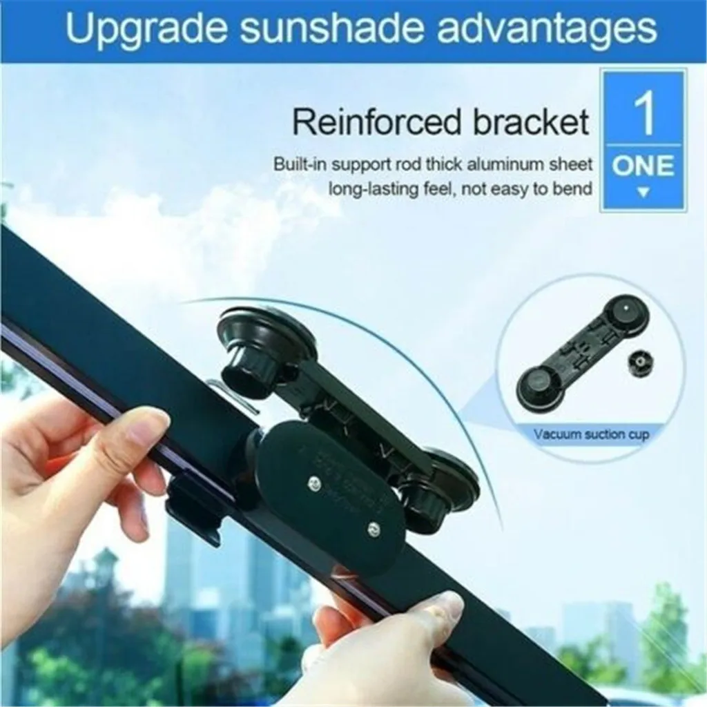 NEW Car Sun Visor 46cm Car Retractable Windshield Shade Anti-UV Car Window Sunshade Sun Block Foldable Curtain Car
NEW Car Sun Visor 46cm Car Retractable Windshield Shade Anti-UV Car Window Sunshade Sun Block Foldable Curtain Car