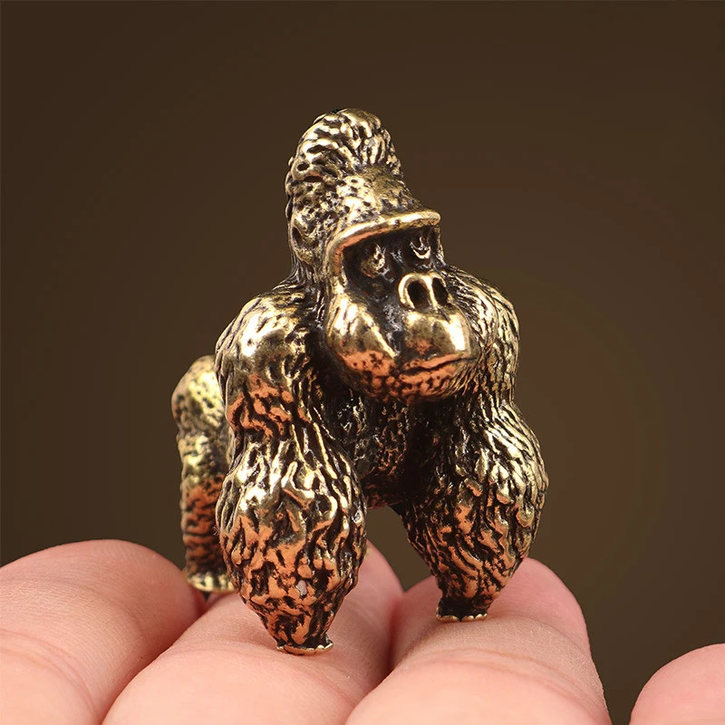 Retro Copper King Kong Gorilla Statue Small Tea Pet Ornaments Orangutan Sculptures Figurines Decor Handicrafts Christmas Gifts
Retro Copper King Kong Gorilla Statue Small Tea Pet Ornaments Orangutan Sculptures Figurines Decor Handicrafts Christmas Gifts