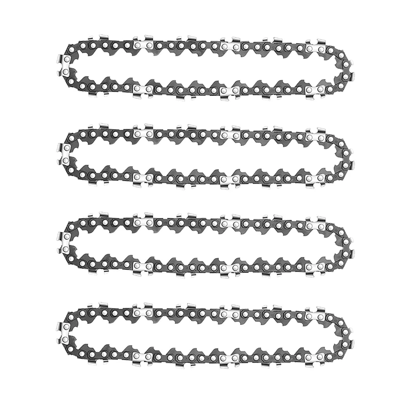 4Pcs 4 Inch Mini Chainsaw Replacement Cordless Electric Portable Chainsaw Chain for 24 V Mini Cordless Electric Chainsaw
4Pcs 4 Inch Mini Chainsaw Replacement Cordless Electric Portable Chainsaw Chain for 24 V Mini Cordless Electric Chainsaw