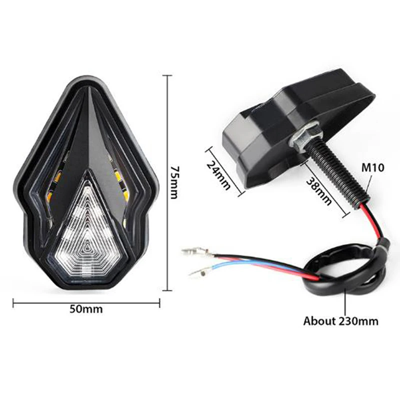 2X Sequential Motorcycle 12V LED Turn Signals Flowing Water Blinker Lights Iidicator
2X Sequential Motorcycle 12V LED Turn Signals Flowing Water Blinker Lights Iidicator