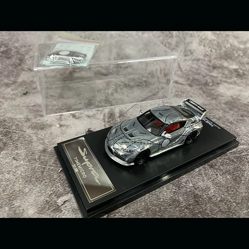 Time Micro 1/64 Model Car Toyota Supra Alloy Car Collection Diecast Metal Vehicle Display Model Toy - Silver
Time Micro 1/64 Model Car Toyota Supra Alloy Car Collection Diecast Metal Vehicle Display Model Toy - Silver