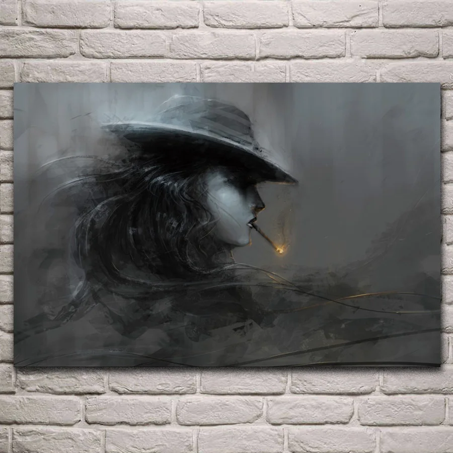 black white cool women smoking in hat posters on the wall picture home living room decoration for bedroom KL485
black white cool women smoking in hat posters on the wall picture home living room decoration for bedroom KL485